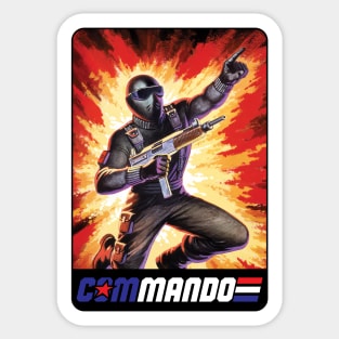 Commando Sticker